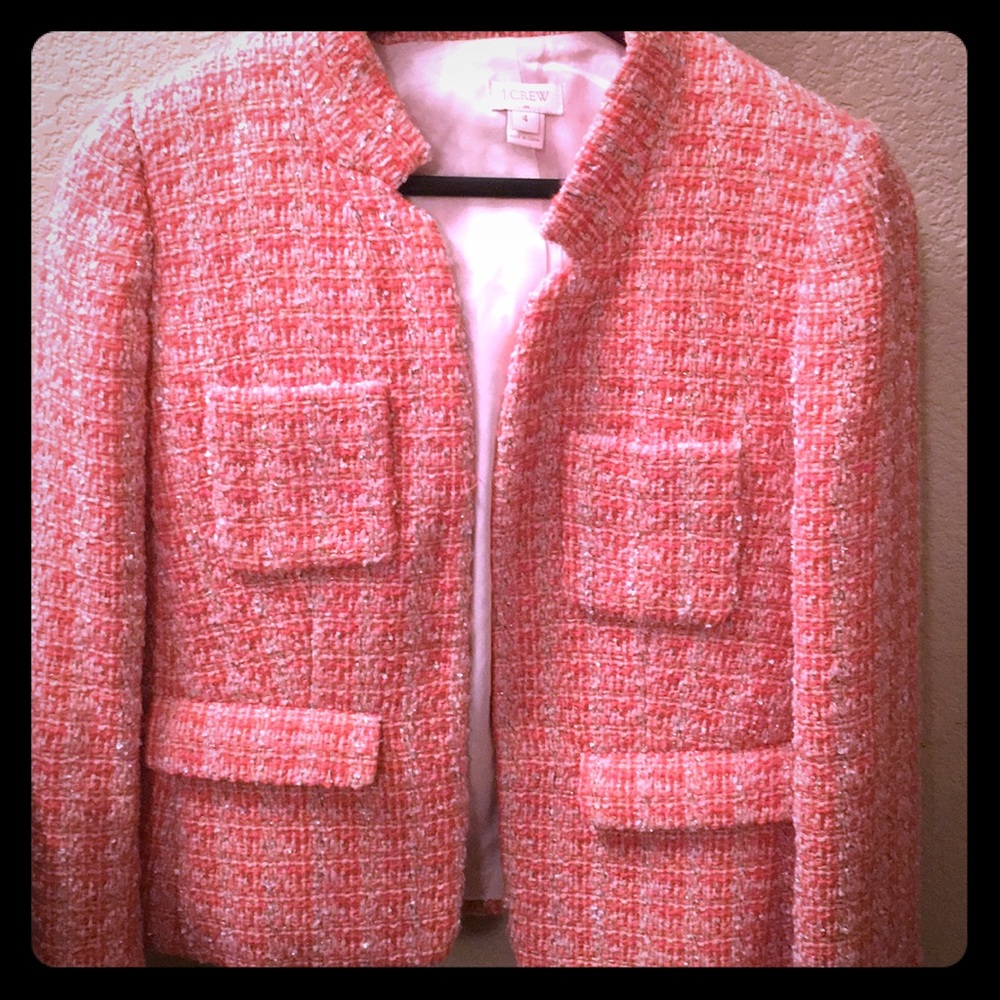 J crew tweed blazer